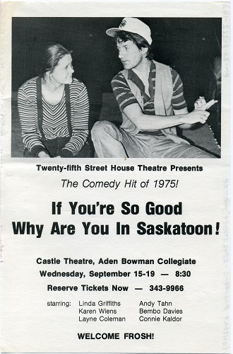 Past show, If you're so good why are you in Saskatoon! Past show, If you're so good why are you in Saskatoon!